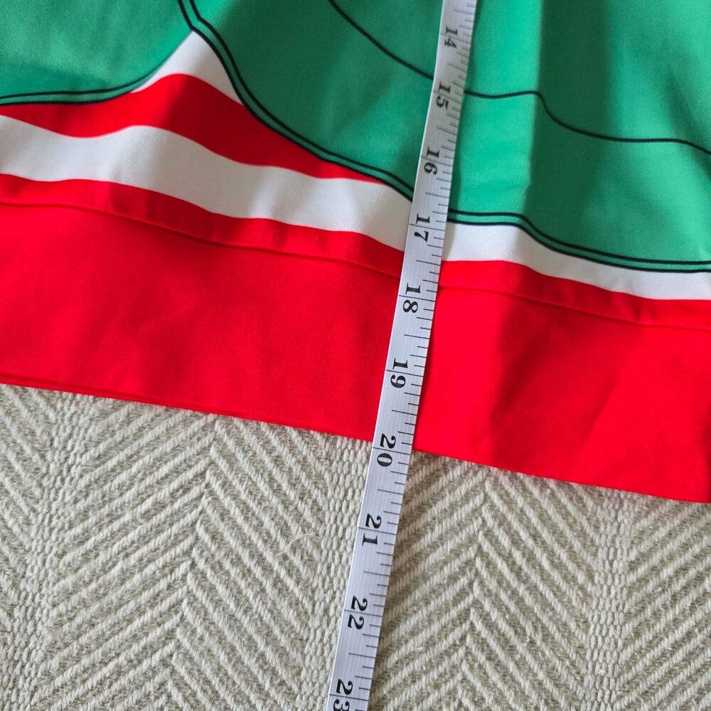 Holiday Christmas Sweatshirt Boys Size 5-6 Green Red Pullover Elf Stretch - Picture 4 of 8